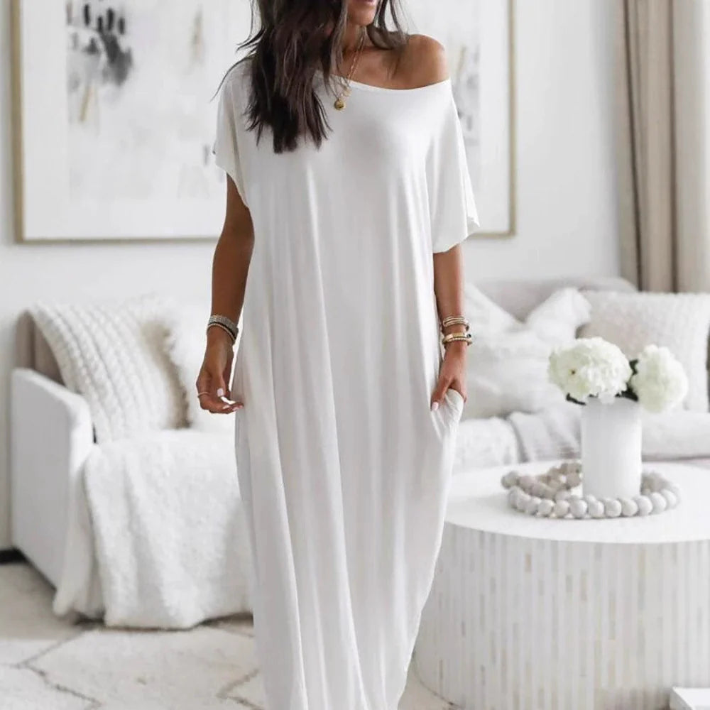Charlotte | Relaxed Asymmetric Casual Dress