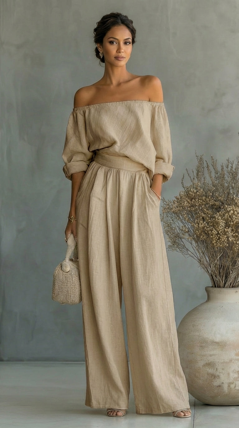 Liliána™ | Exclusive Linen-Effect Set
