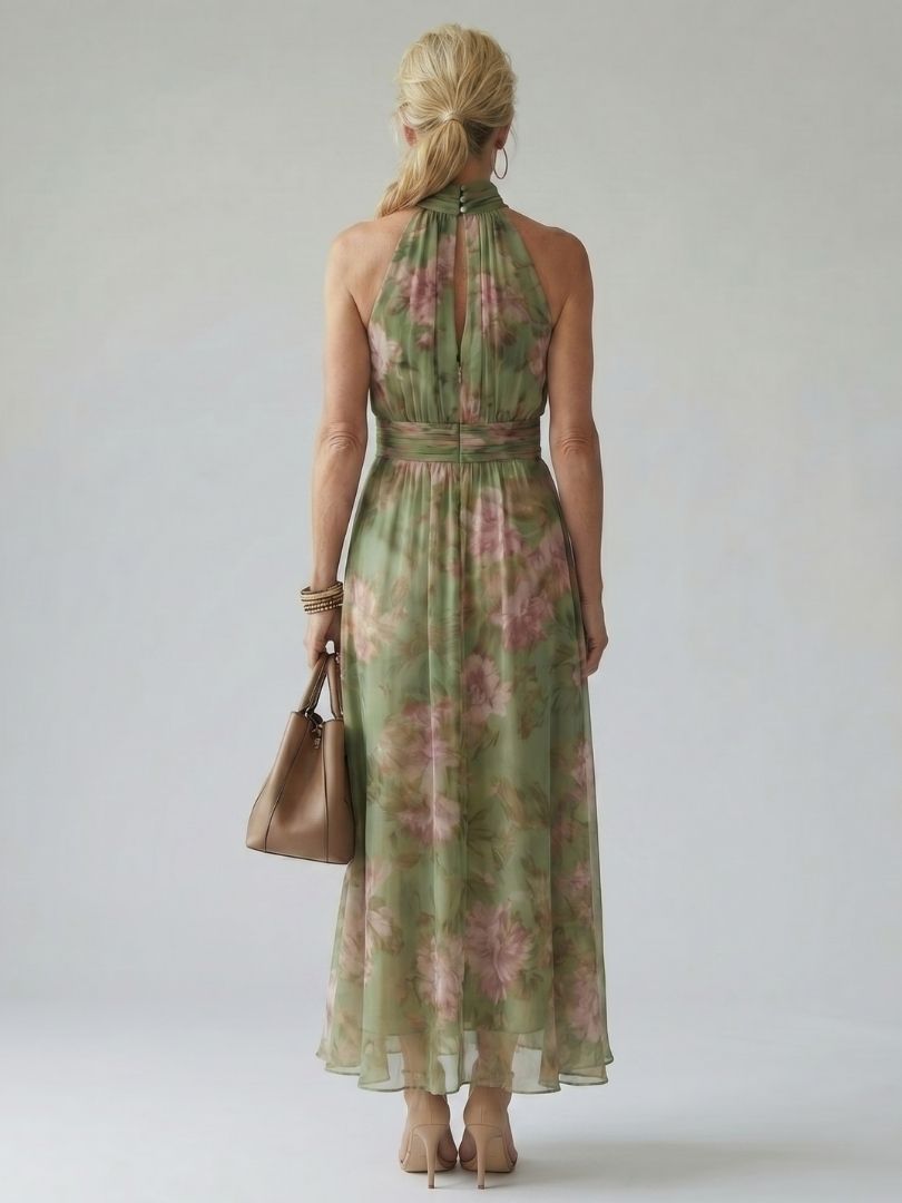 Sophie | Halter Maxi Dress