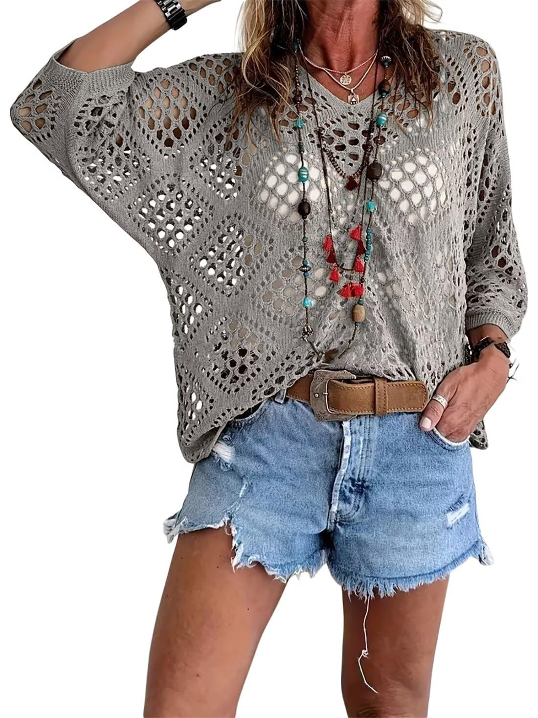 Triana | Relaxed Open-Knit Sweater