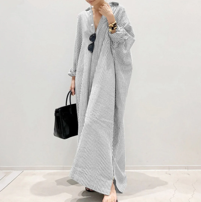 Linnaea | Stripped Maxi Dress
