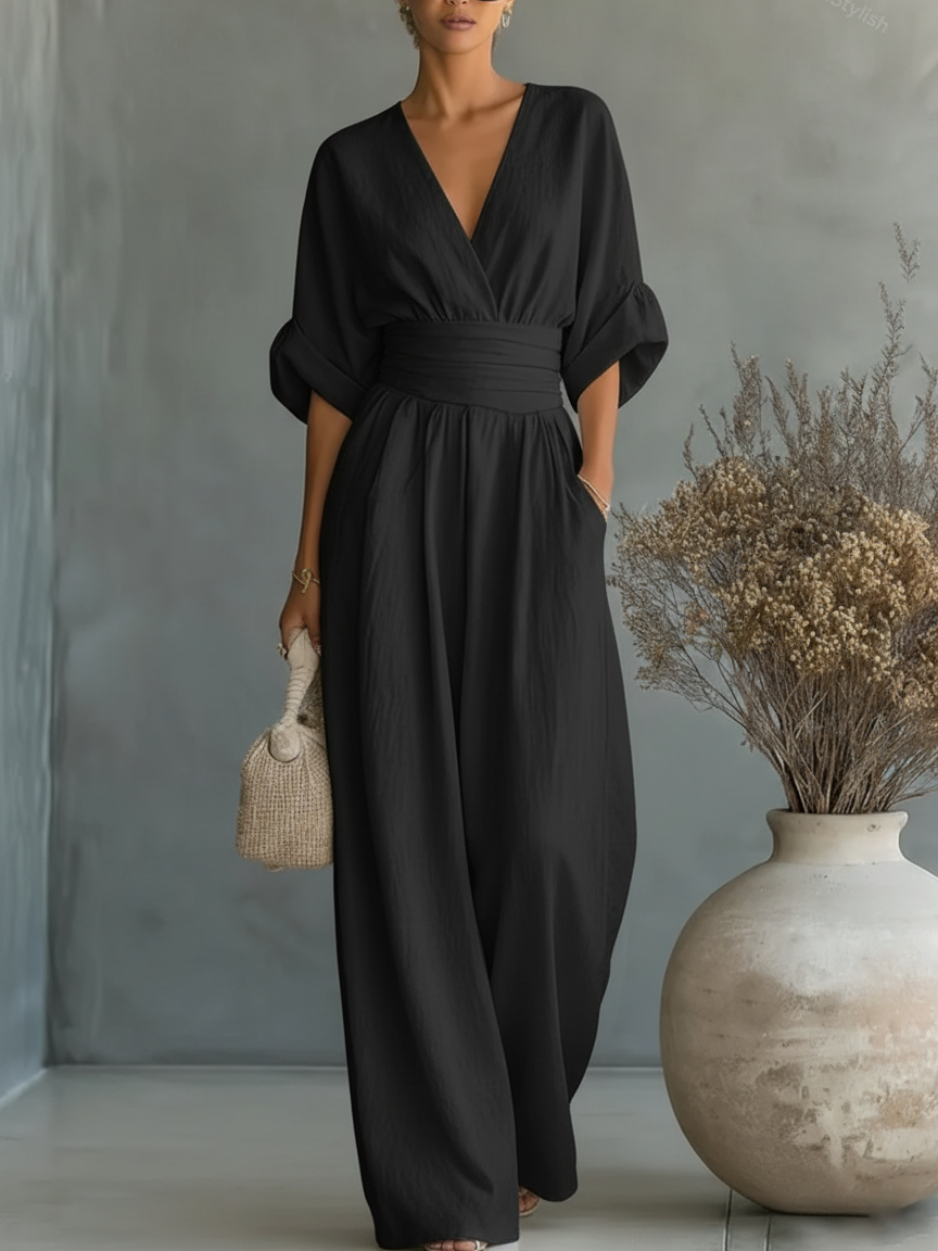 Faith | Elegant High-Waisted Jumpsuit