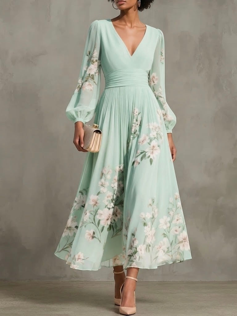 Rosa | Feminine Flowing Maxi Dress