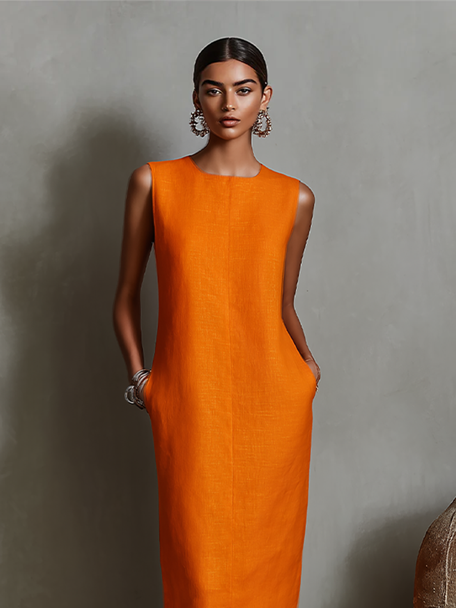 Ava | Sleeveless Elegant Shift Dress