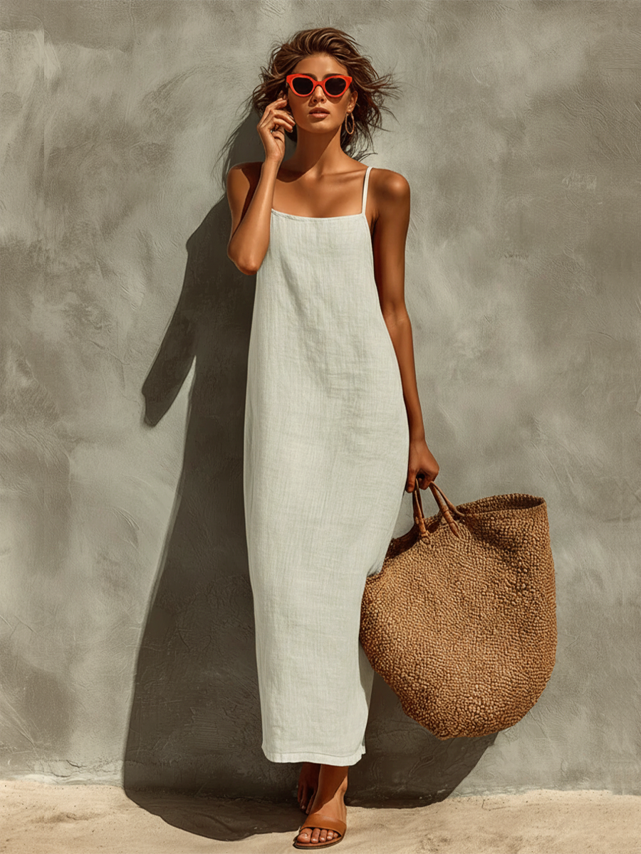 Anara | Boho Spaghetti Strap Dress