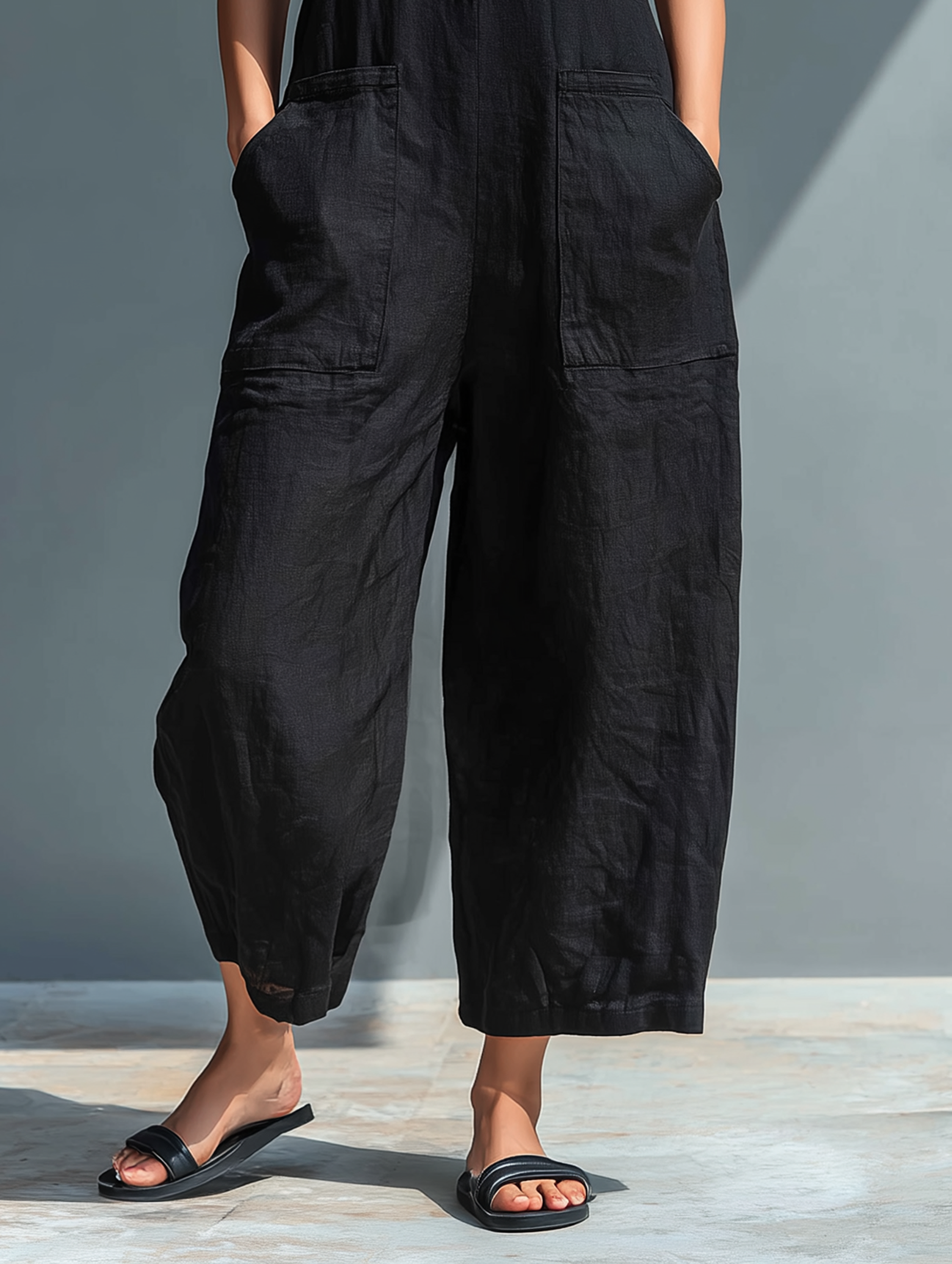 Tina | Effortless Linen Blend Jumpsuit