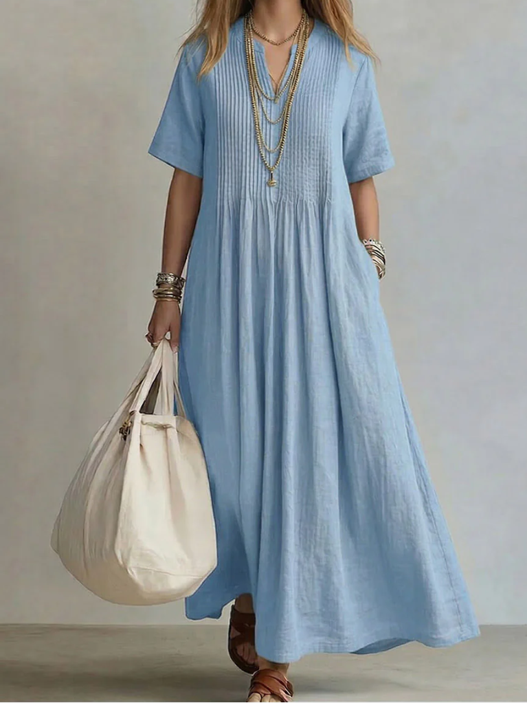 Noelle | Elegant Flowing Maxi Dress