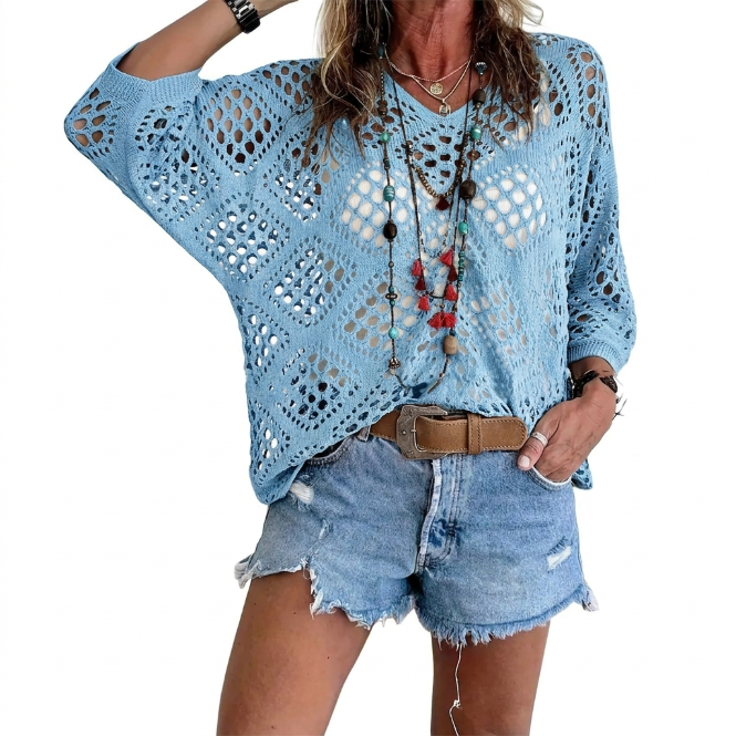 Triana | Relaxed Open-Knit Sweater