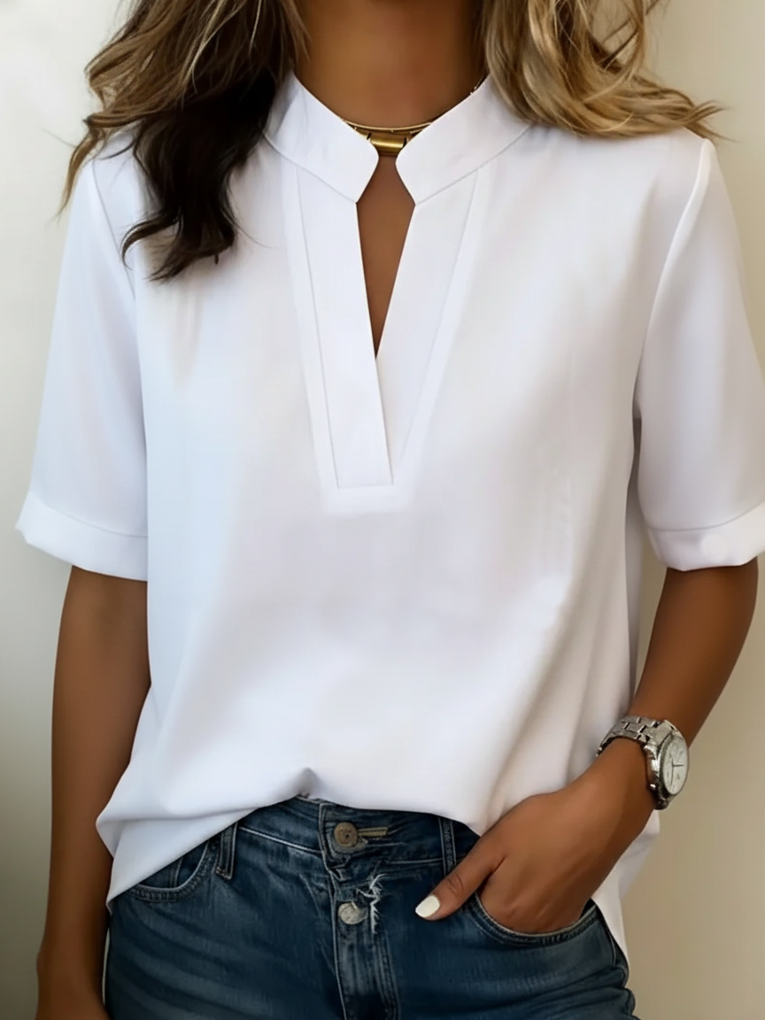 Elise | Elegant Blouse Refined Collar