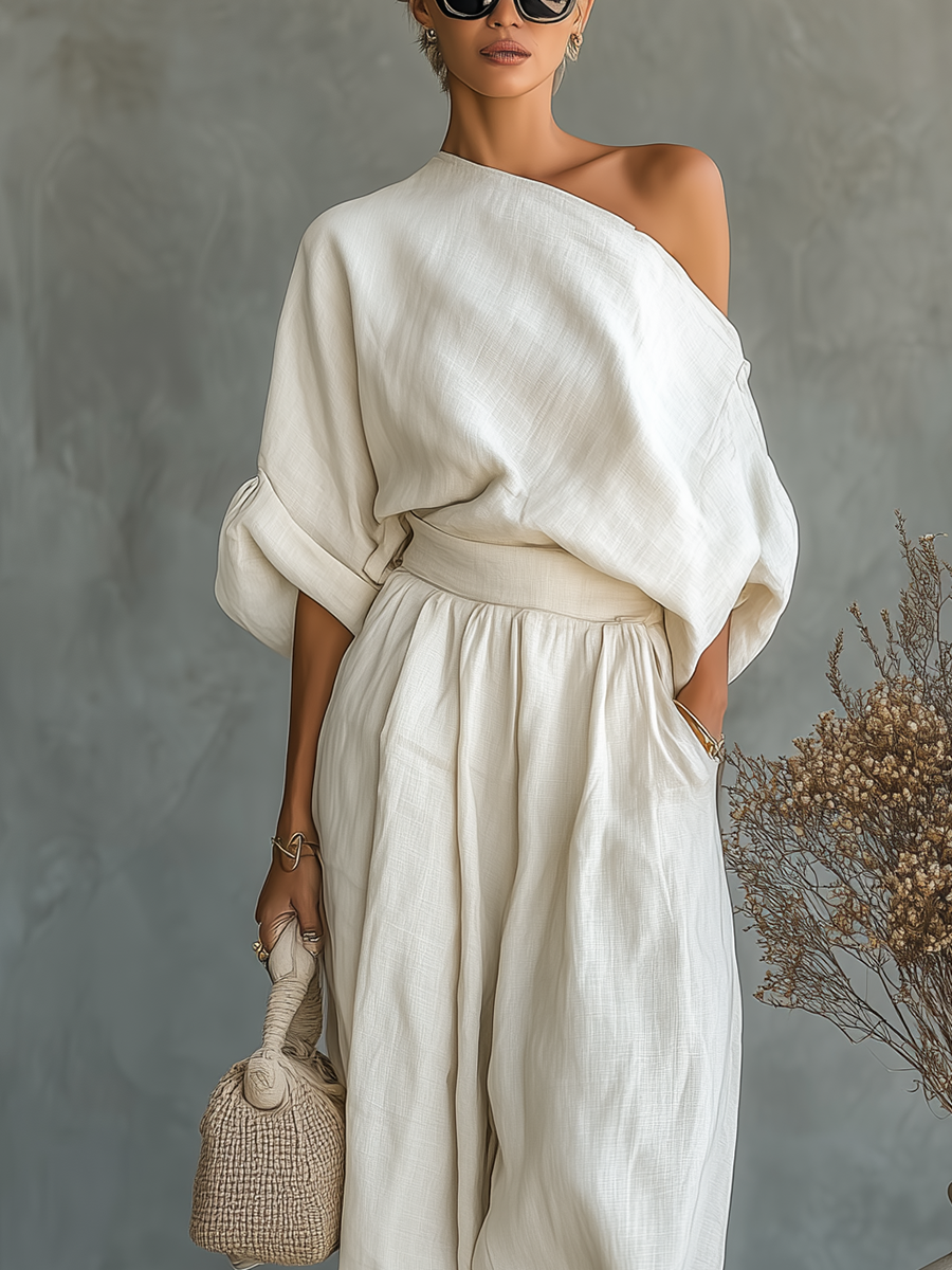 Daisy | Off-Shoulder Top & Pants Set