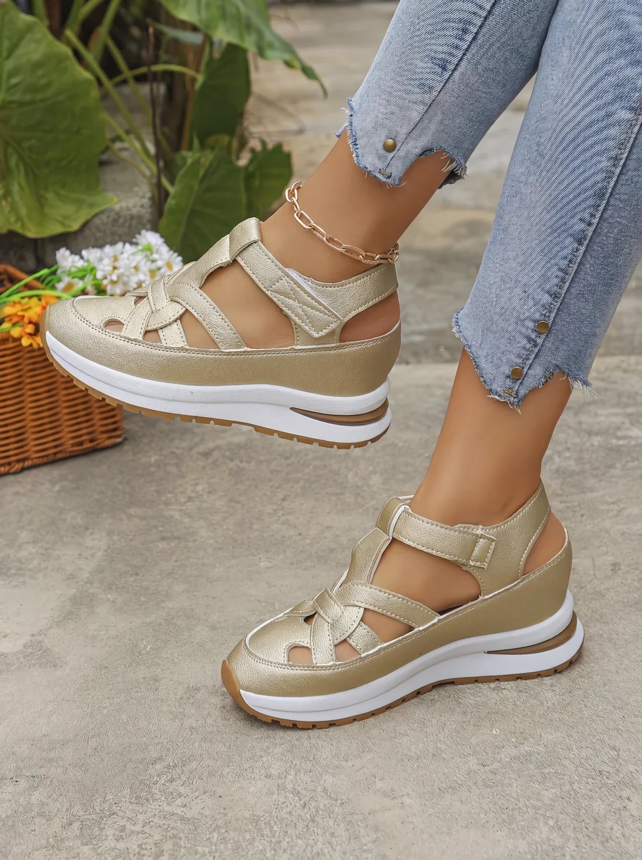 Amelia | Comfort Wedge Sandals