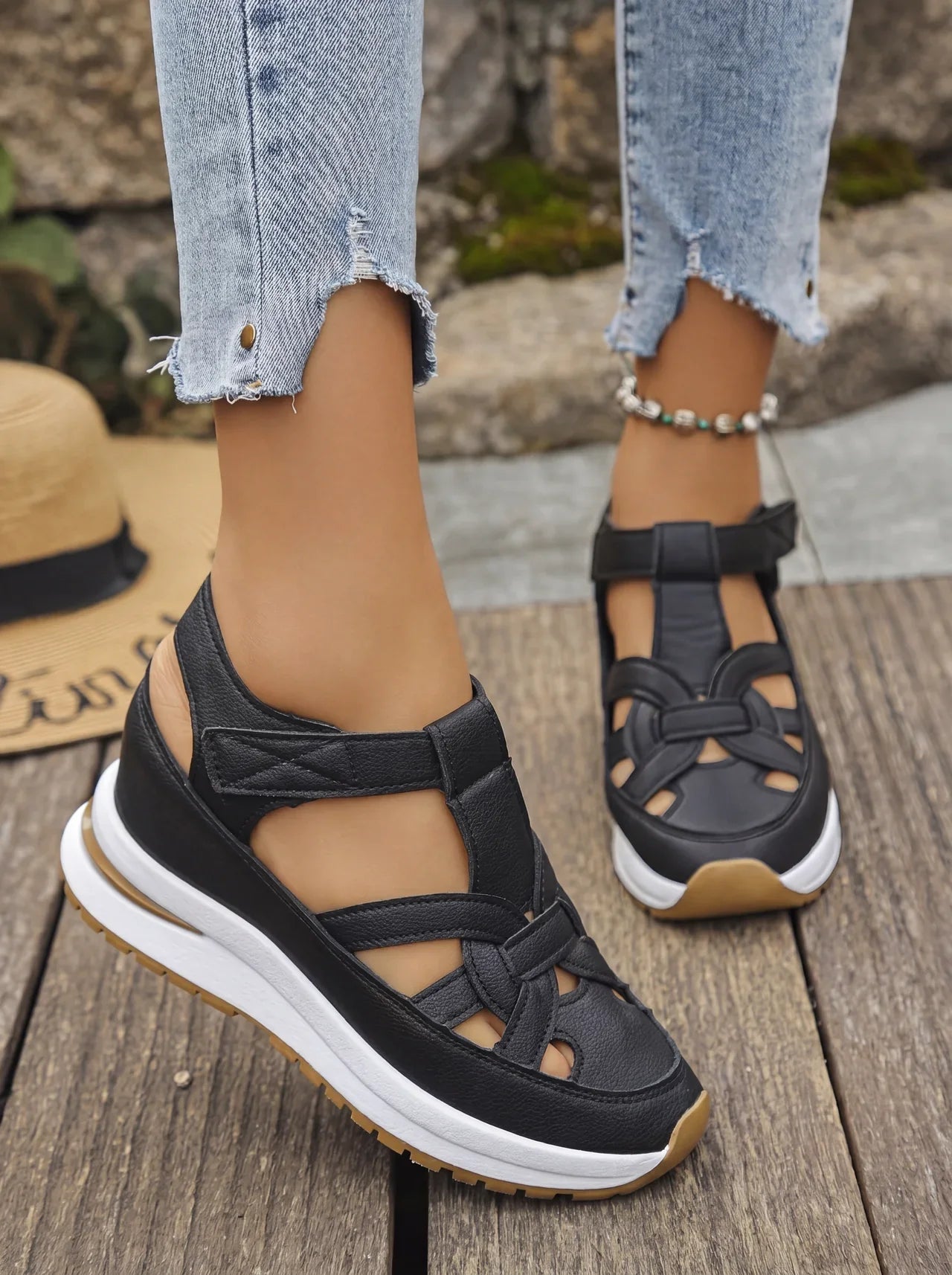 Amelia | Comfort Wedge Sandals