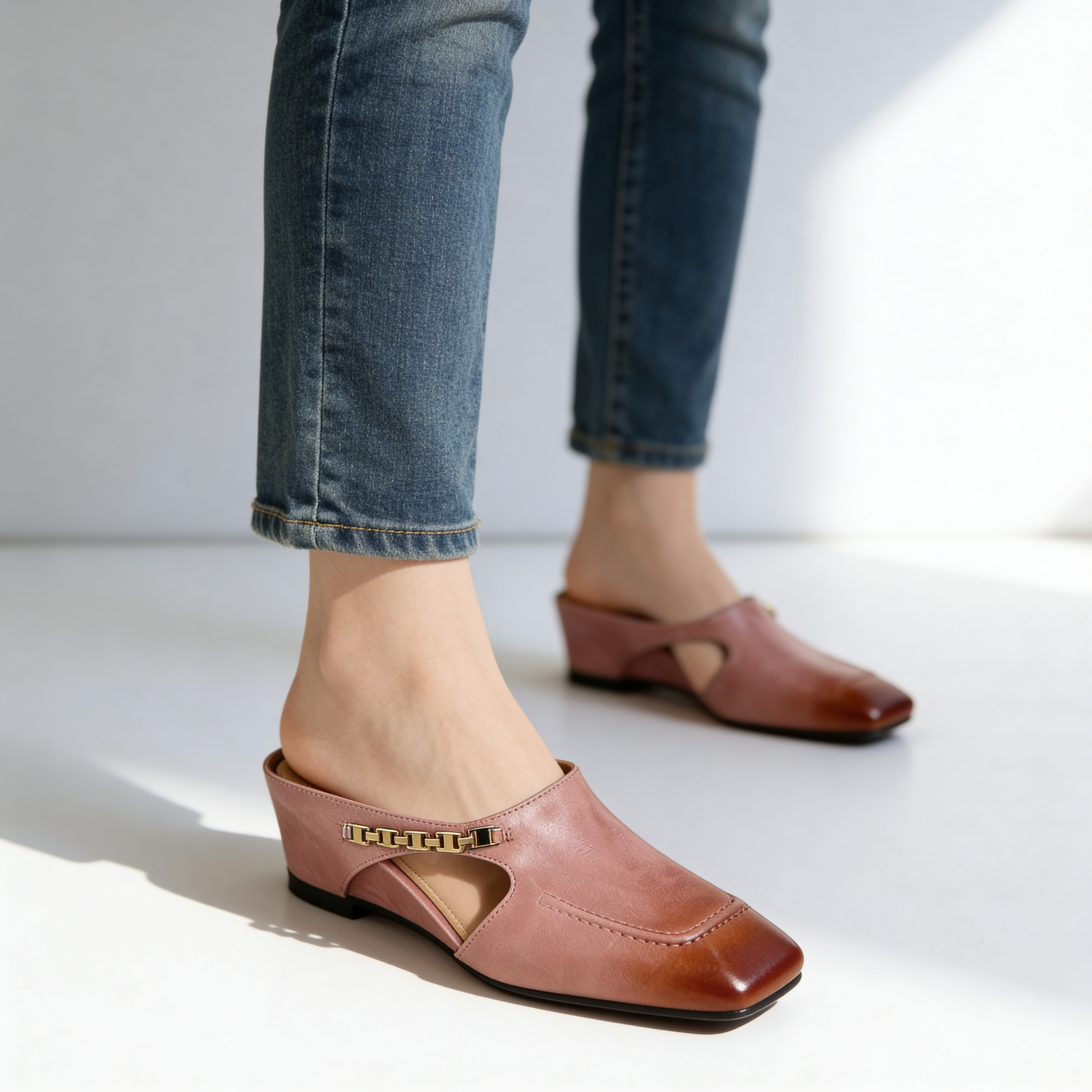 Sorren |  Everyday Comfort Square-Toe Mules