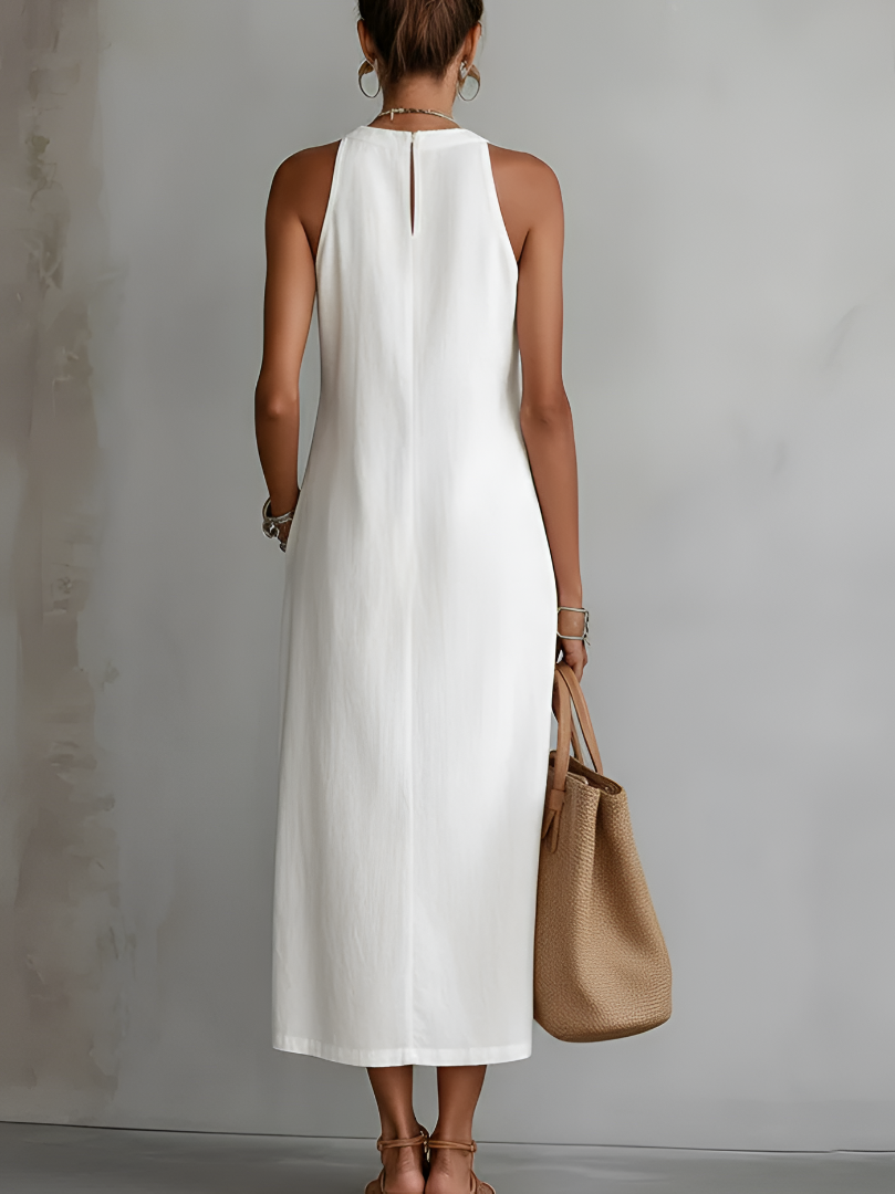 Camila | Embroidered  Midi Dress