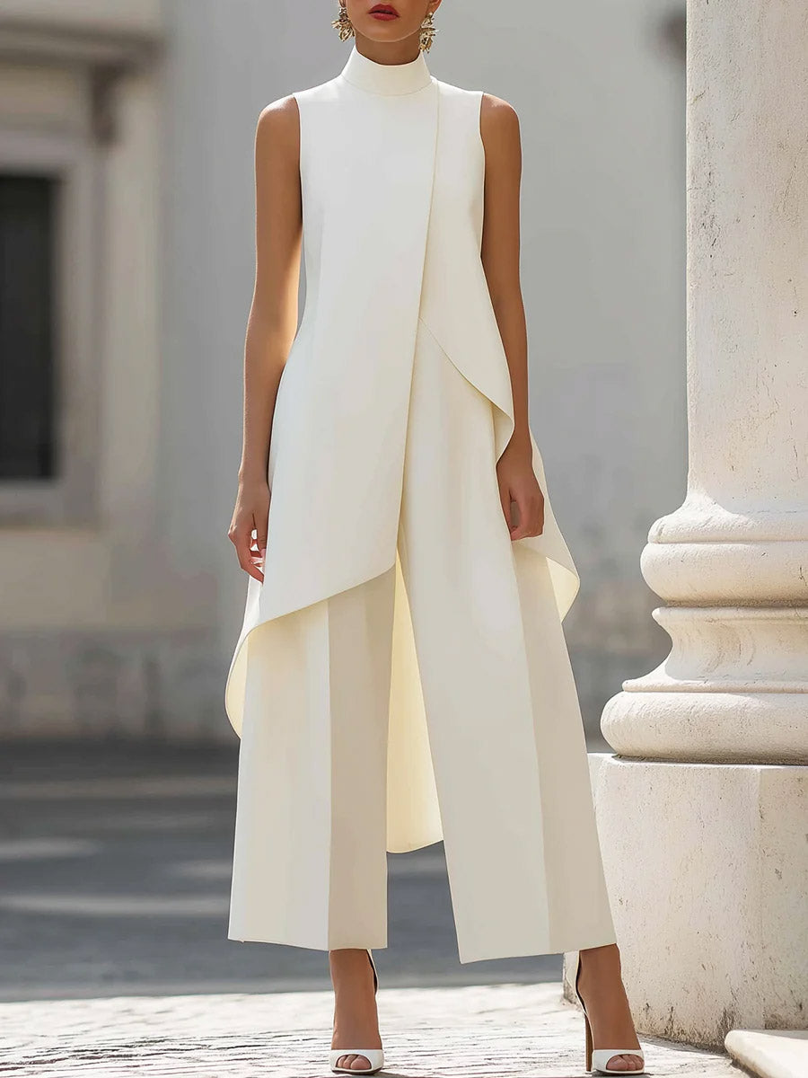 Analis | Elegant Sleeveless Top & Pants Set