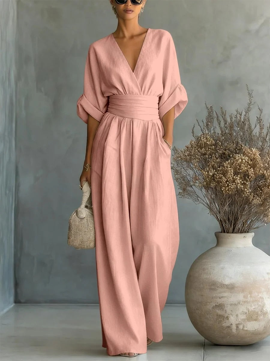 Faith | Elegant High-Waisted Jumpsuit